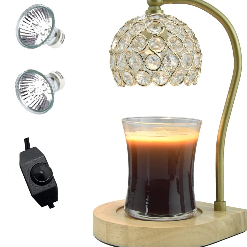Last Chance to Buy ,No offers Gold Crystal Candle Warmer Lamp